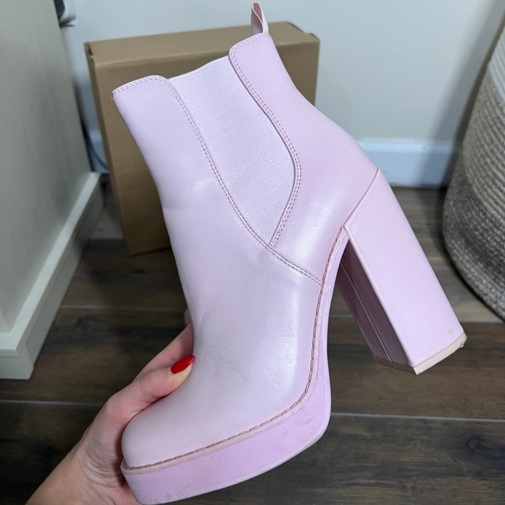 Steve Madden Pink Platform Bootie